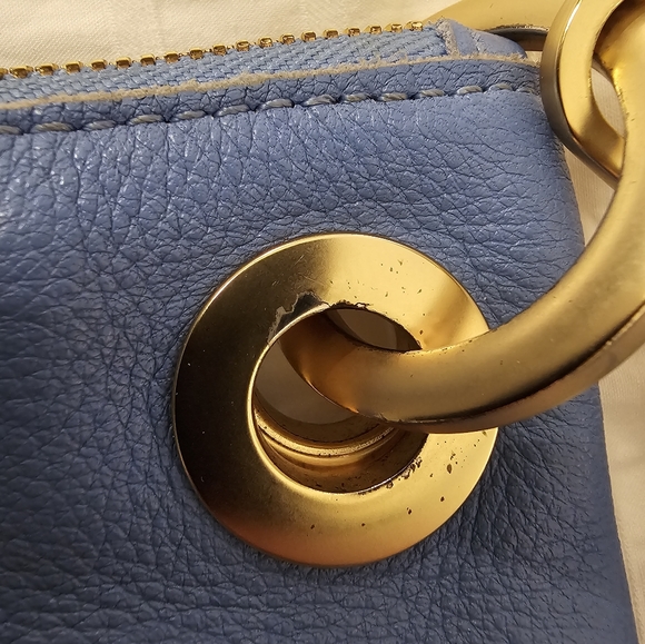 ✨️ Rare Light Blue Hammitt Meduim Daniel Bag - Picture 6 of 8